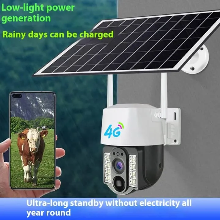 Caméra Solaire Intelligente – Détection & Enregistrement Automatique