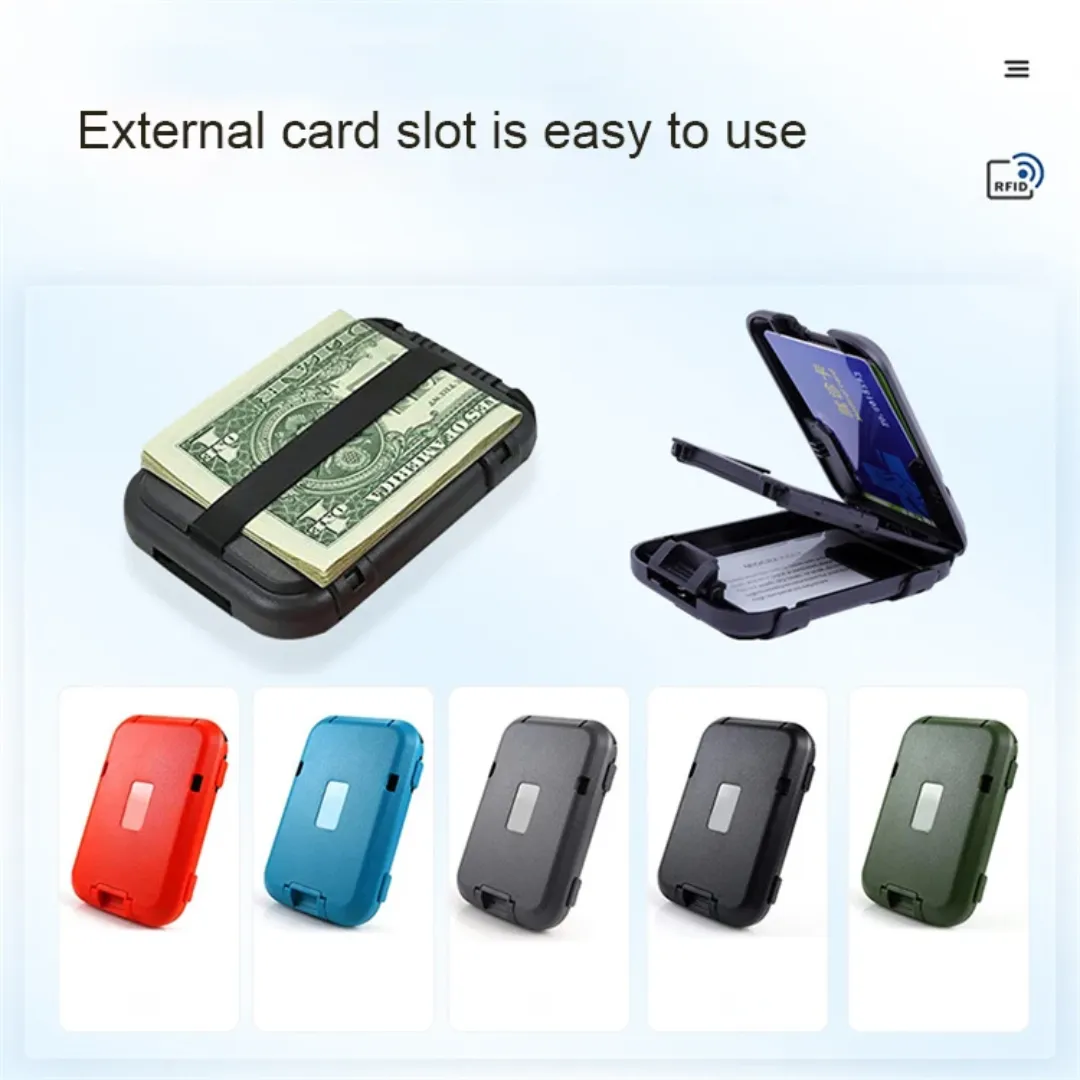 Porte-Cartes RFID TOPIND en Aluminium : Sécurité et Style pour vos Cartes