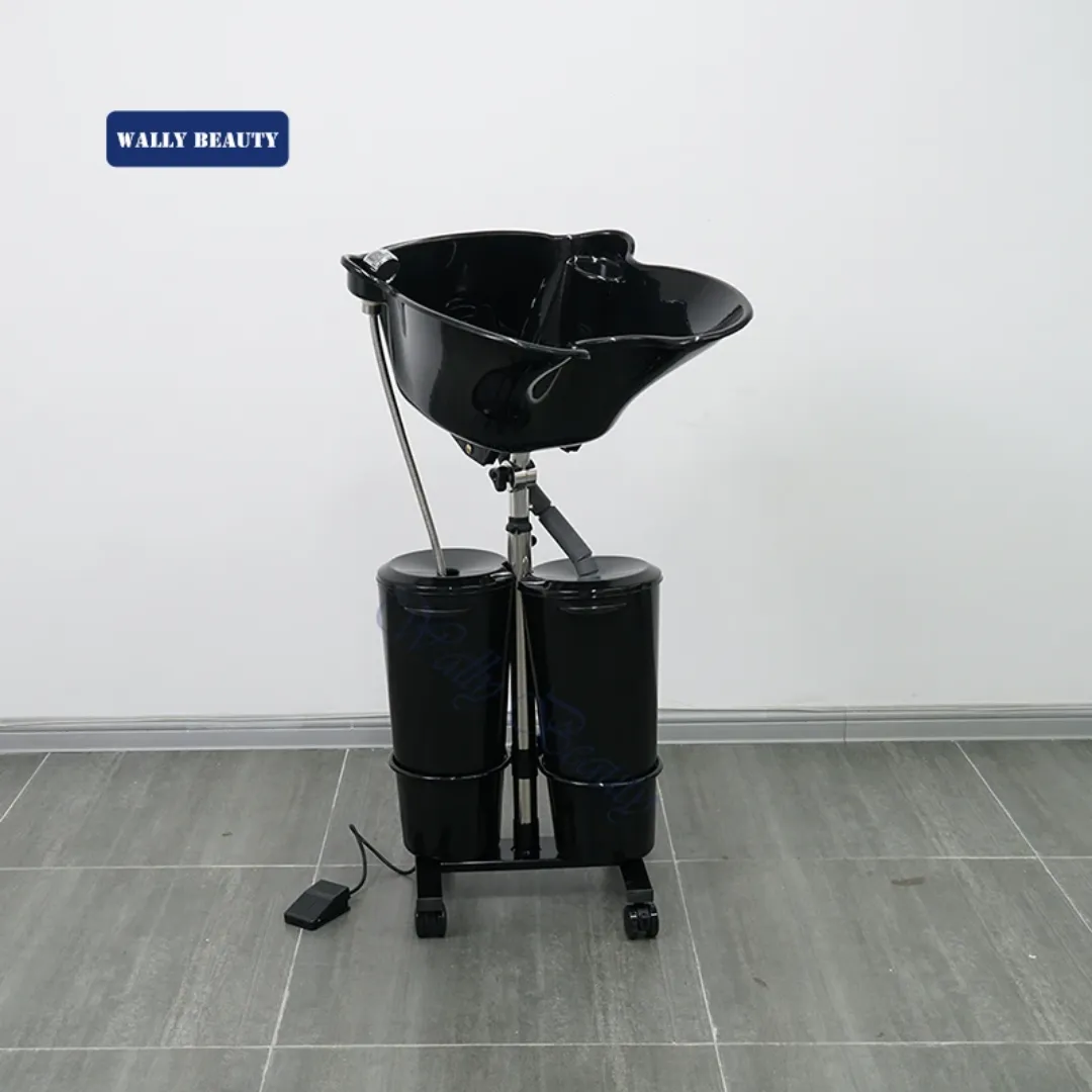 Bac à Shampoing Électrique Professionnel – Réglable avec Pompe et Réservoir Intégré