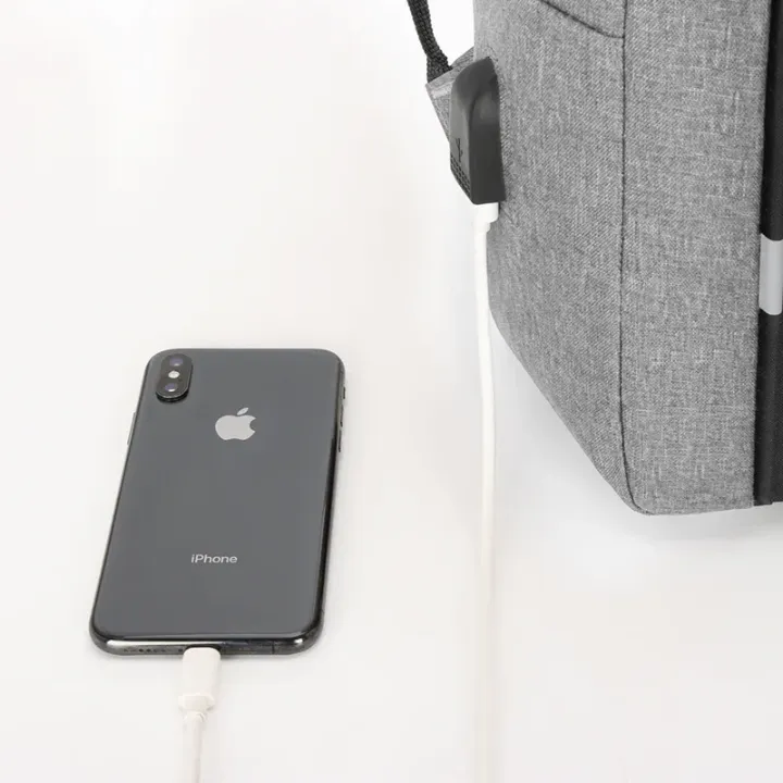 Pack de 3 Sacs Multifonctions – Sac à Dos Ordinateur, Bandoulière & Pochette – USB Intégré, Léger et Résistant