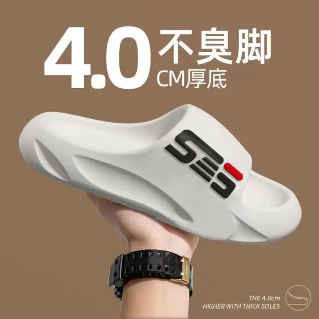 Sandales Diapositives Épaisses en EVA – Bout Ouvert, Ultra Confort Été / Maison / Plage – Antidérapantes Unisexe