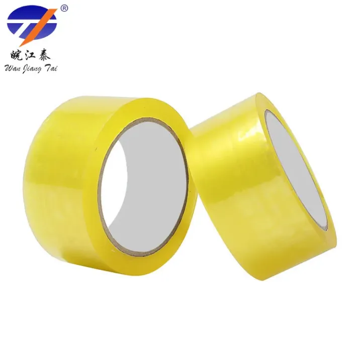 Ruban adhésif transparent BOPP – Emballage professionnel, colle acrylique résistante, simple face