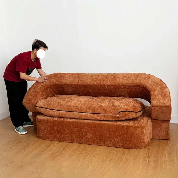 Canapé Modulable 3-en-1 – Design Moderne Transformable en Lit ou Méridienne