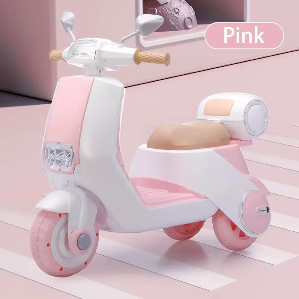 Scooter Électrique Enfant 3 Roues – Mini Vespa Design