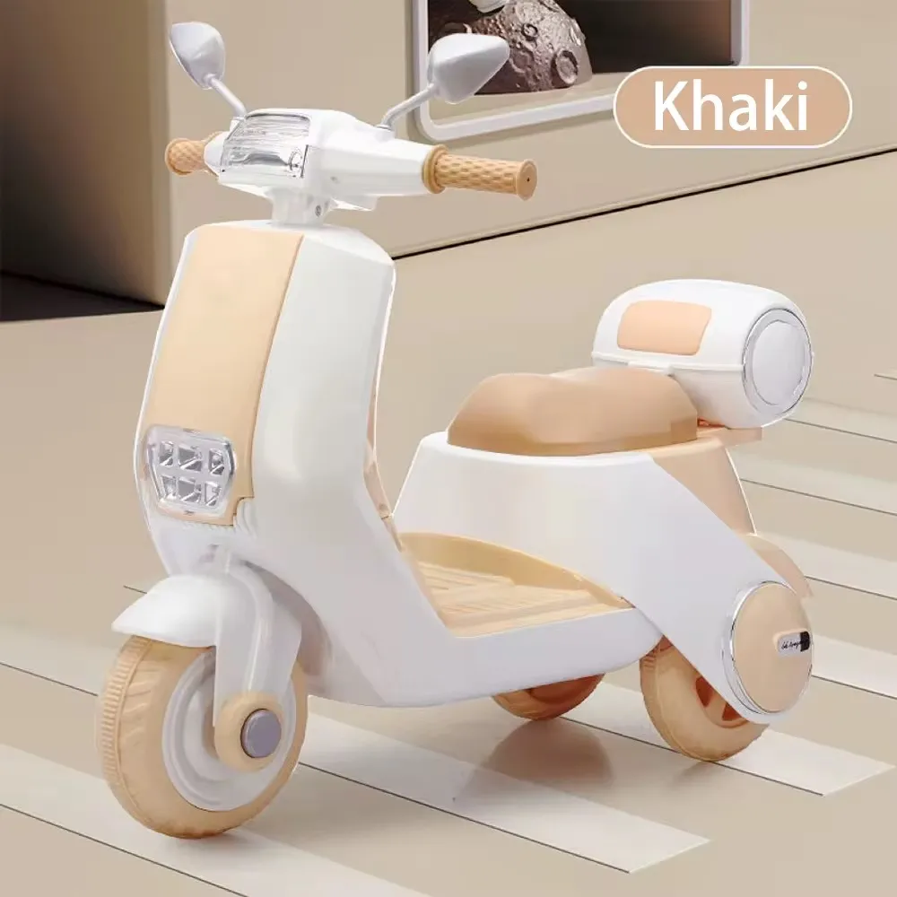 Scooter Électrique Enfant 3 Roues – Mini Vespa Design