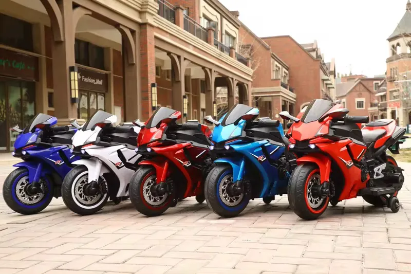 Moto Électrique Enfant Style Sport R1 – 3 Roues avec Lumières LED