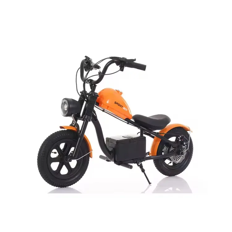 Moto Électrique Enfant Style Chopper – Batterie Rechargeable, Sécurité et Confort