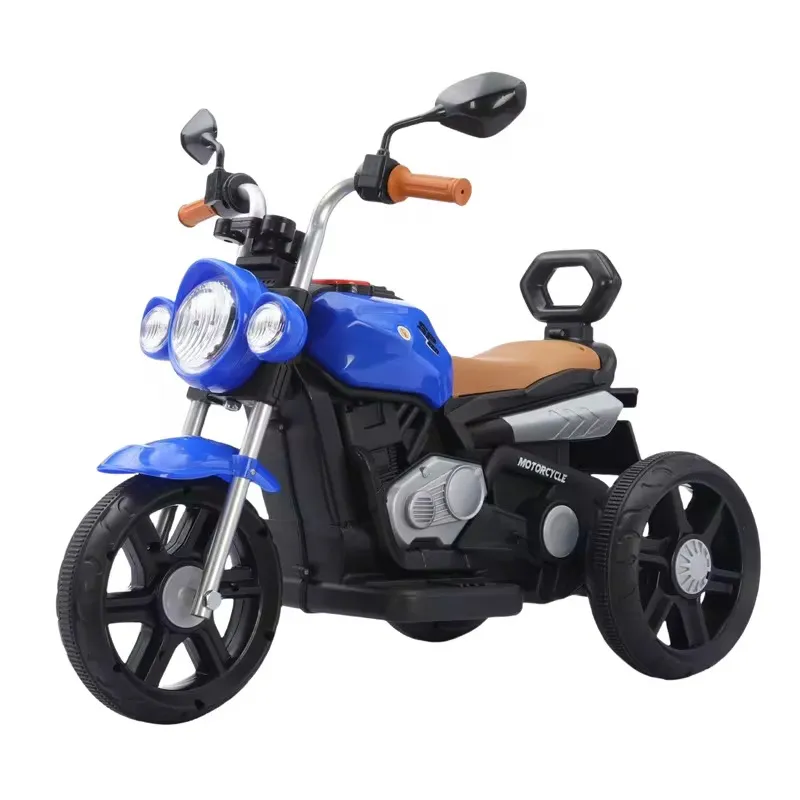 Moto Électrique Enfant 3 Roues – Modèle Sport avec Sons et Lumières