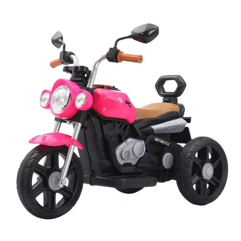 Moto Électrique Enfant 3 Roues – Modèle Sport avec Sons et Lumières