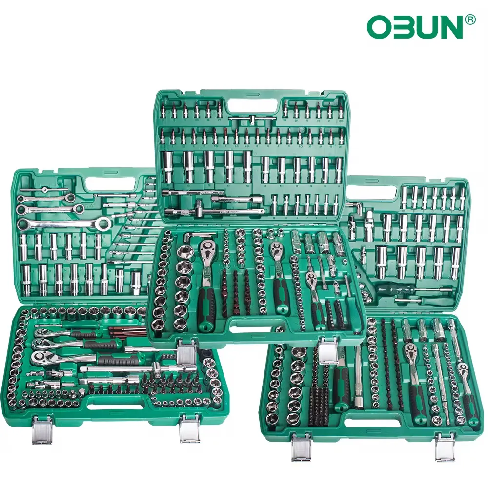 Coffret d’Outils Professionnel 123+1 Pièces – Douilles, Cliquets et Accessoires pour Réparation Auto et Bricolage