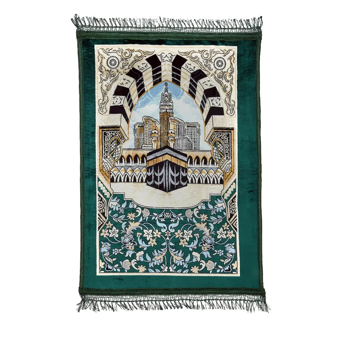 Tapis de Prière Kaaba Design – Moelleux et Antidérapant