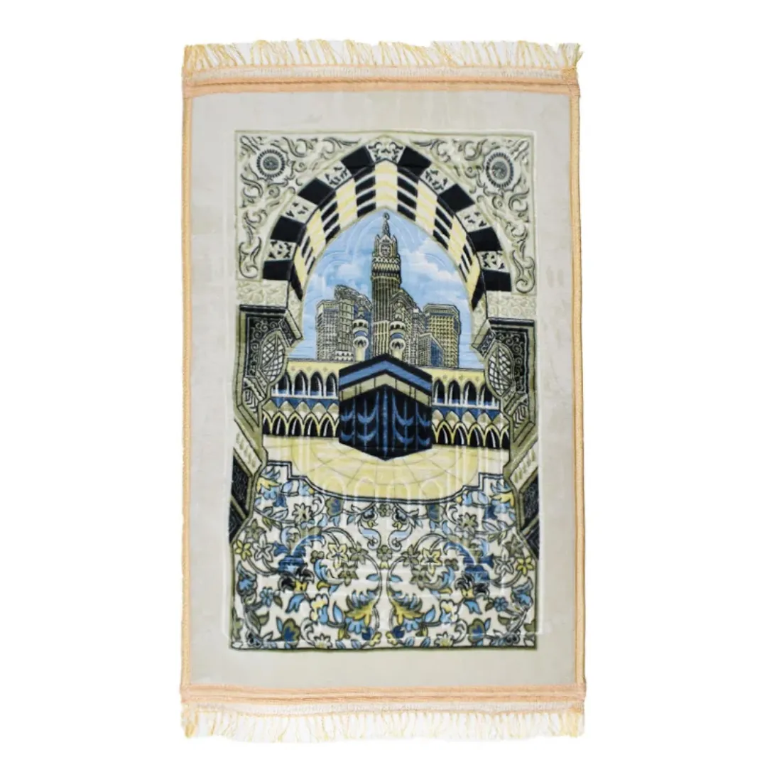 Tapis de Prière Kaaba Design – Moelleux et Antidérapant