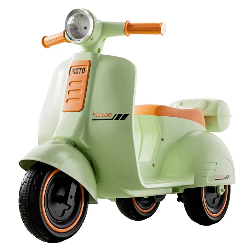 Moto Électrique Enfant – Design Vintage Vespa, Plusieurs Couleurs