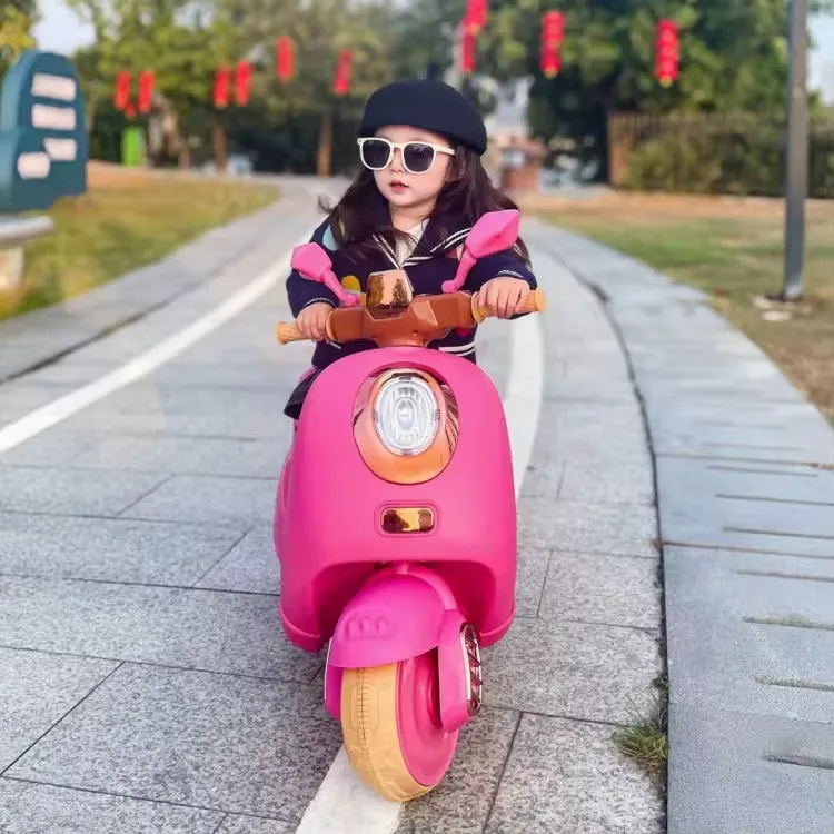 🛵 Moto Électrique Vintage Enfant – Harmony Style