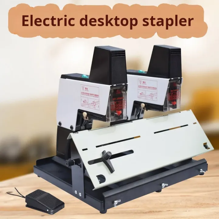 Agrafeuse Électrique Double Tête – Machine à Relier Professionnelle à Pédale