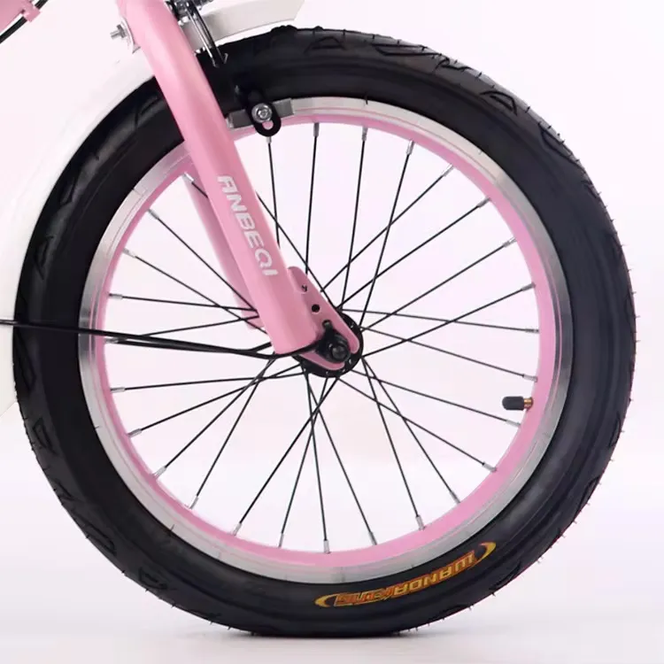 🚲 Vélo Enfant 12 à 18 pouces – Modèle Panda Rose avec Panier – Pour Filles de 3 à 10 Ans