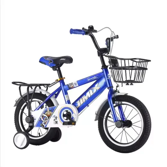 🚲 Vélo Enfant 14 à 16 pouces – Cadre Aluminium JINXHONG avec Panier Métal et Roues d’Appui – Réglable et Résistant