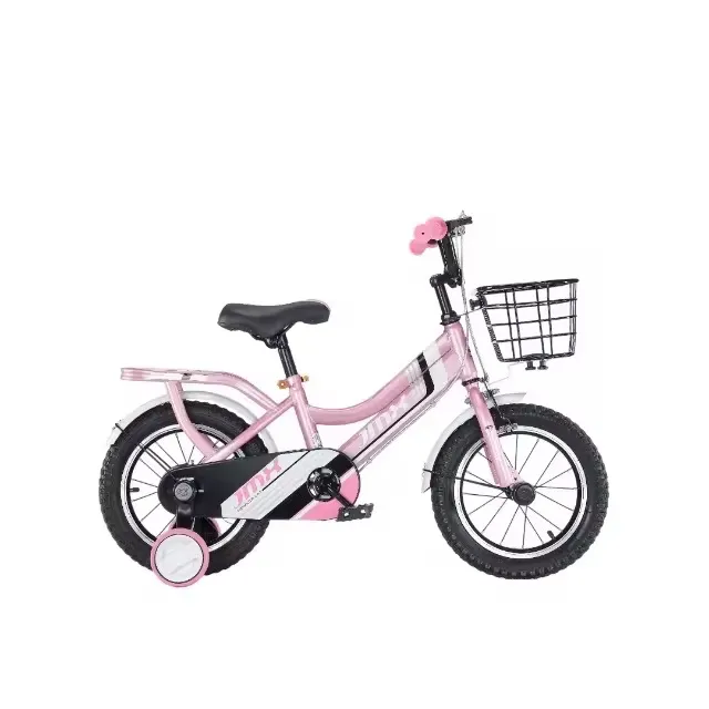 🚲 Vélo Sport Enfant 14 à 16 pouces – Modèle JMTX avec Panier Avant, Roues d’Équilibre et Cadre Robuste – Multicolore
