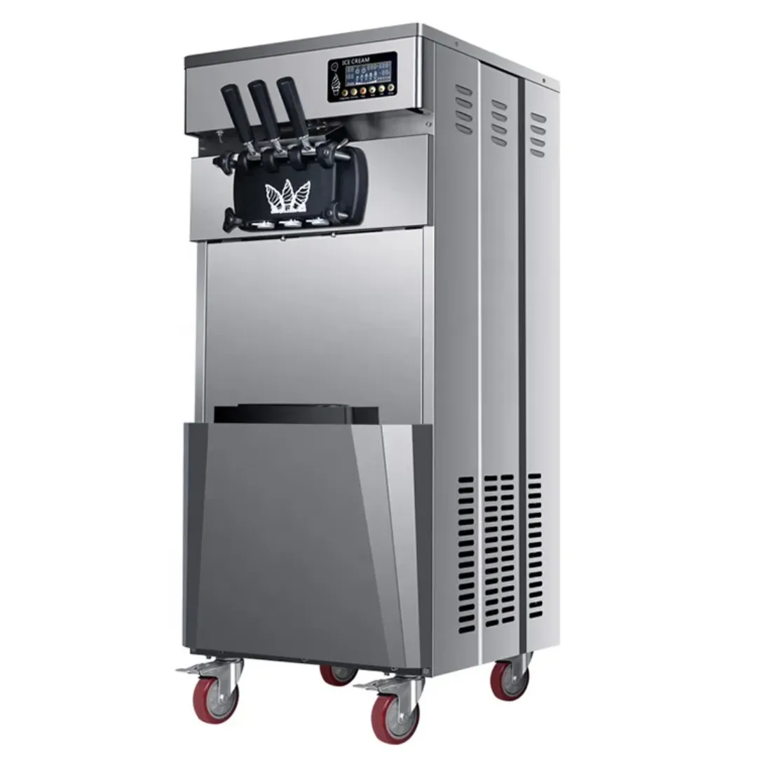Machine à glace tri-saveurs professionnelle – Modèle GB-VZ01