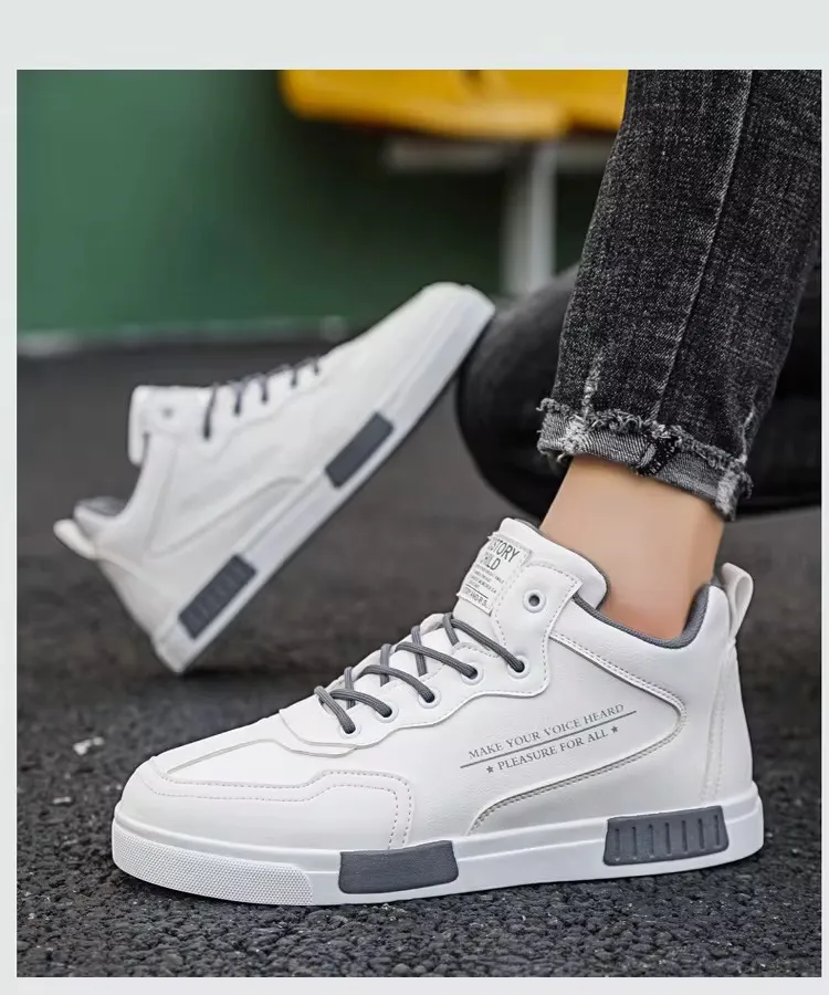 Baskets Montantes Homme – Style Sport et Urbain, Confortables, Semelle Antidérapante