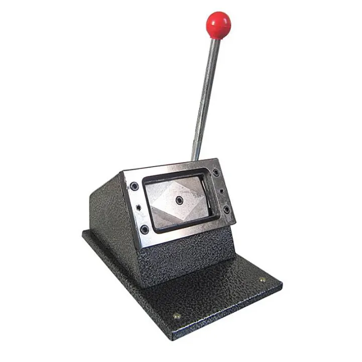 Presse manuelle de découpe PVC pour cartes – Machine à levier pour badge ID, cartes membres et plastiques