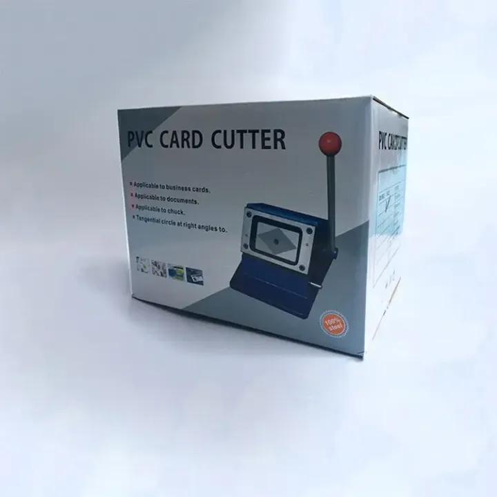 Presse manuelle de découpe PVC pour cartes – Machine à levier pour badge ID, cartes membres et plastiques