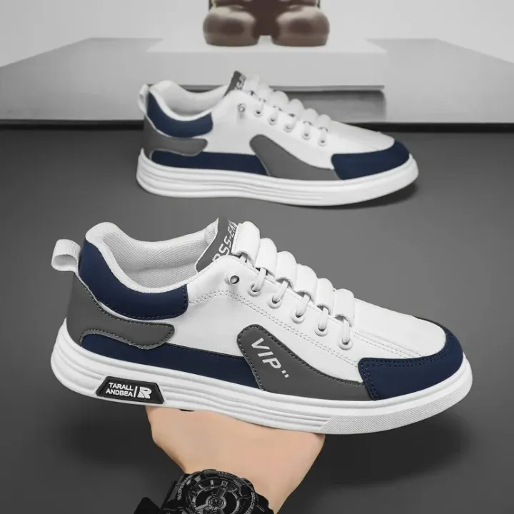 Baskets Homme Confort Légèreté – Chaussures Décontractées à Lacets Style Sport et Urbain