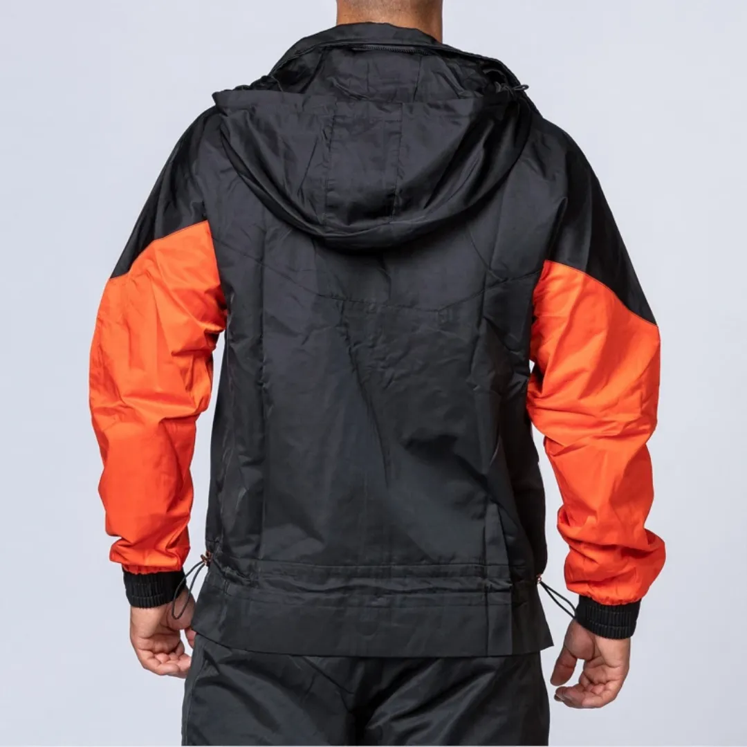 Ensemble "Storm Runner" – Survêtement Homme Noir & Orange