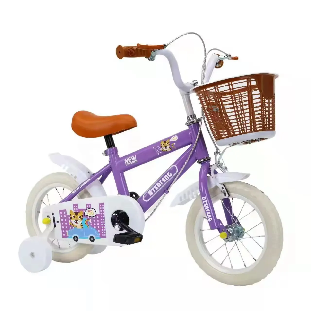 vélo fille, vélo rose enfant, vélo avec roulettes, vélo enfant 14 pouces, vélo panier avant, vélo motif fleur, vélo apprentissage, vélo mignon fille