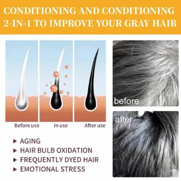 Shampoing Solide au Savon Noir – Couverture des Cheveux Blancs