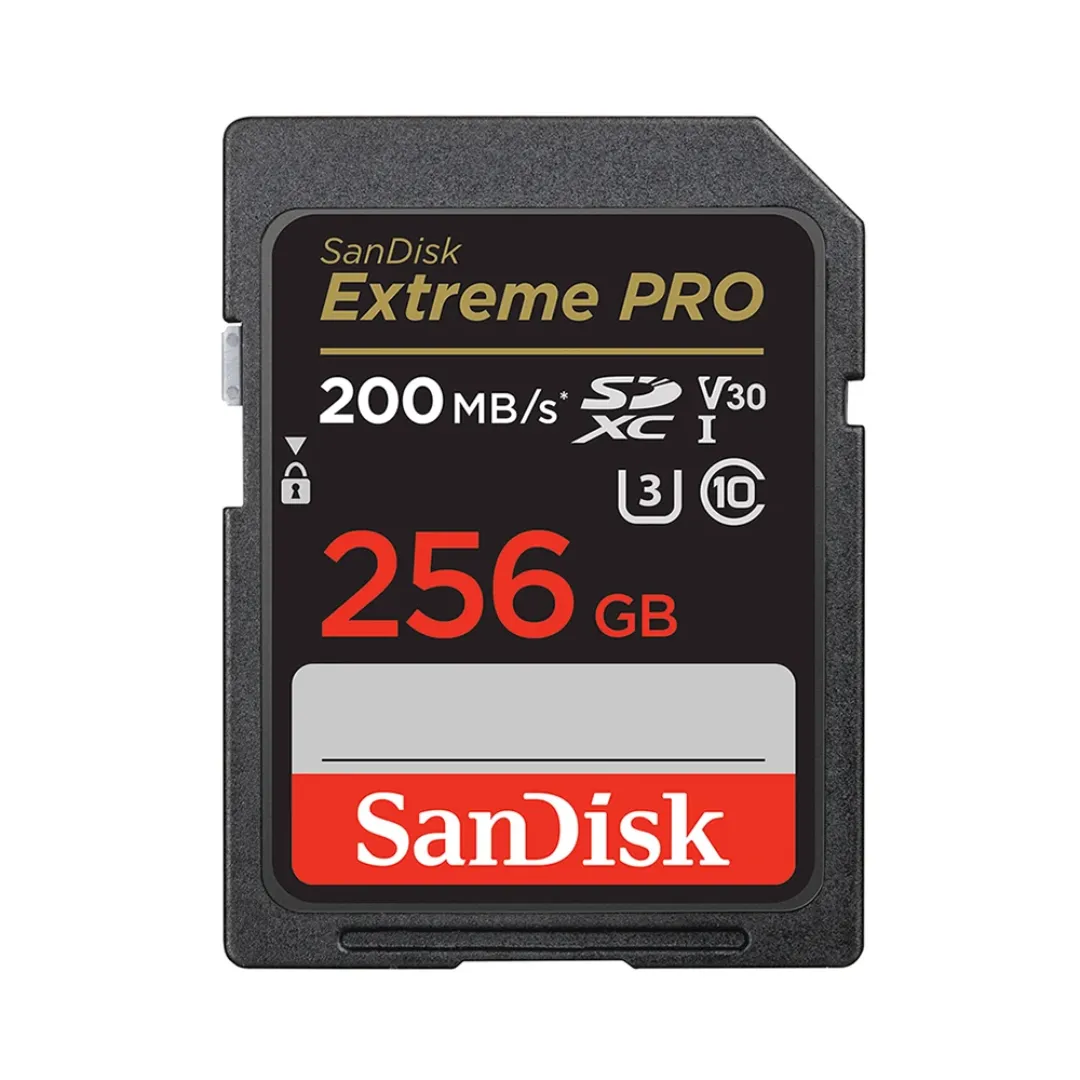 Carte Mémoire SanDisk Extreme PRO SDHC/SDXC – Vitesse 200MB/s – 32Go à 256Go