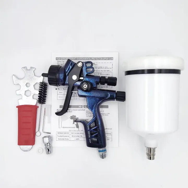 Pistolet de Peinture Professionnel Haute Pression – Buse 1.3mm / 1.4mm – Modèle SGG 800B