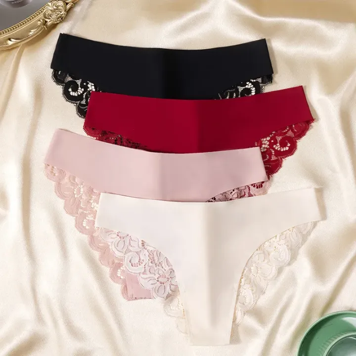 👙 Lot de Culottes Féminines Ultra Douces avec Dentelle – Confort & Élégance