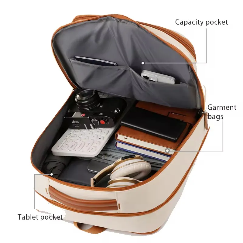 Sac à Dos pour Ordinateur Portable – Étanche, USB Intégré, Unisexe, Design Élégant et Personnalisable