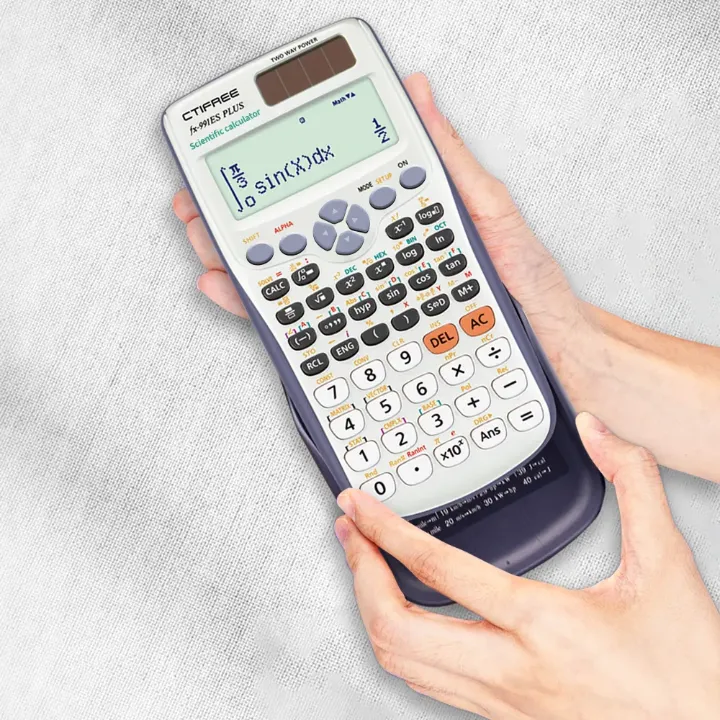 Calculatrice Scientifique CTIFREE fx-991ES PLUS – 417 Fonctions, Affichage 4 Lignes, Design Pliable
