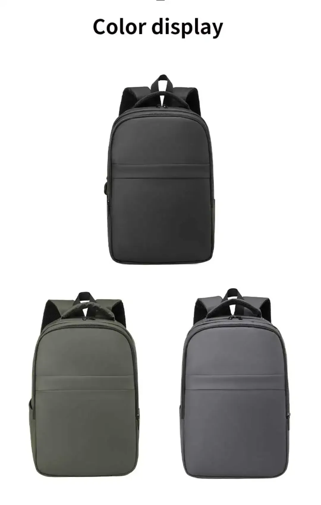 Sac à dos pour ordinateur portable – Grande capacité, design moderne et étanche