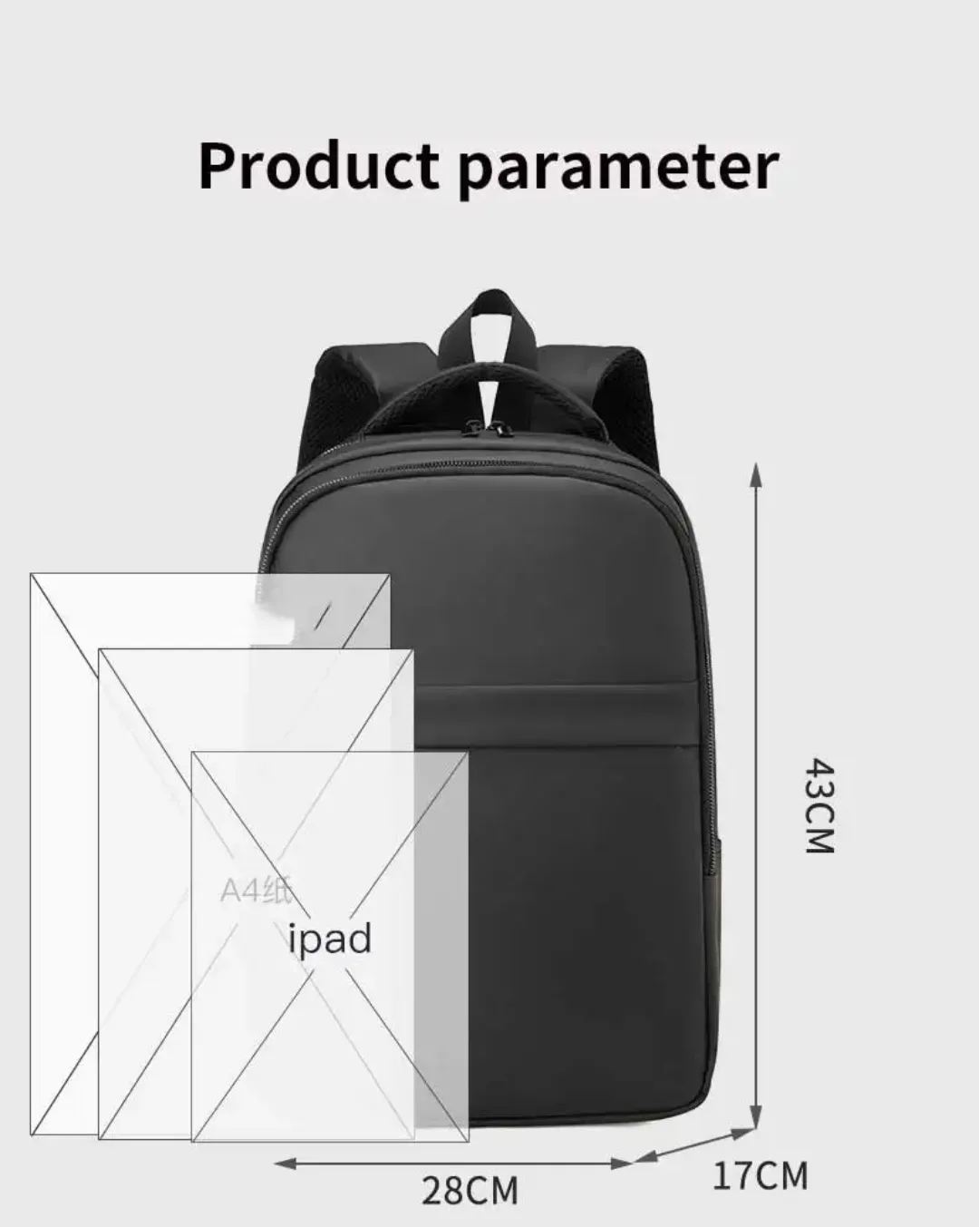 Sac à dos pour ordinateur portable – Grande capacité, design moderne et étanche