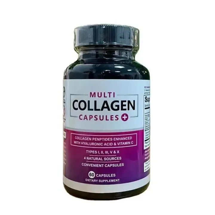 Complément Alimentaire Collagène Type 1 & 3 + Vitamine C – Peau, Cheveux, Ongles et Articulations – 250 Comprimés