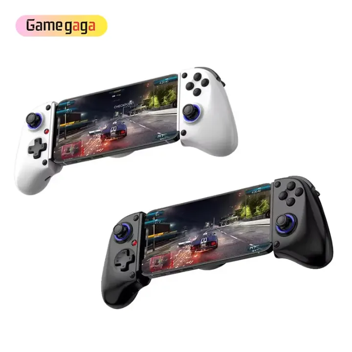 Manette de Jeu Sans Fil pour Smartphone – Contrôleur Portable avec Joysticks Double, Compatible Android & iOS