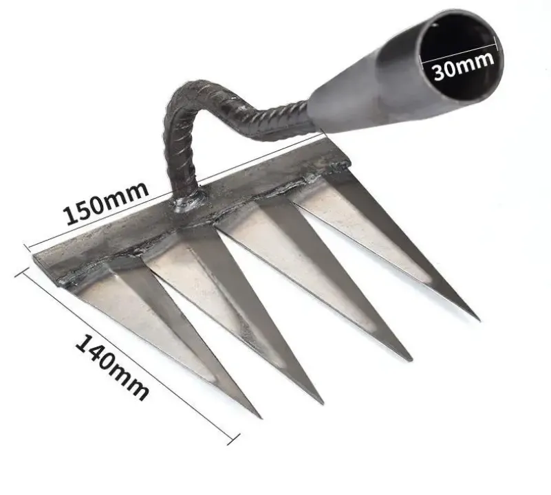 Râteau à pointes en acier renforcé – Outil de jardinage pour labour et désherbage (Copie)