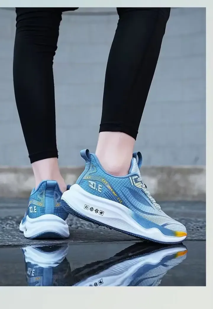 Chaussures de Sport Légères Respirantes Unisex – Design Moderne Bicolore