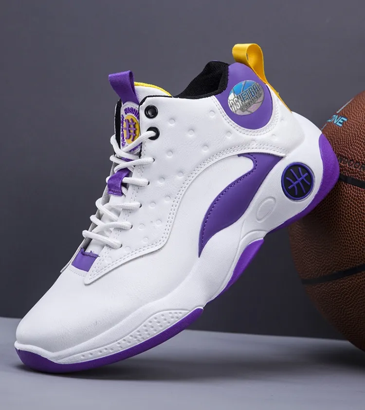 Baskets Hautes Sport Style Basket-Ball – Design Moderne, Confort Optimal et Semelle Antidérapante