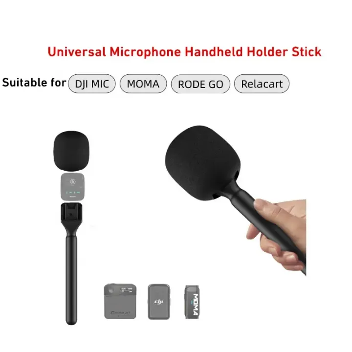 Microphone sans fil 3 en 1 pour interviews, studio, karaoké et enregistrement extérieur