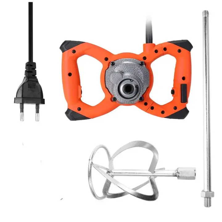 Bétonnière électrique industrielle 18V, 6 vitesses, mastic réglable, pour poudre et peinture