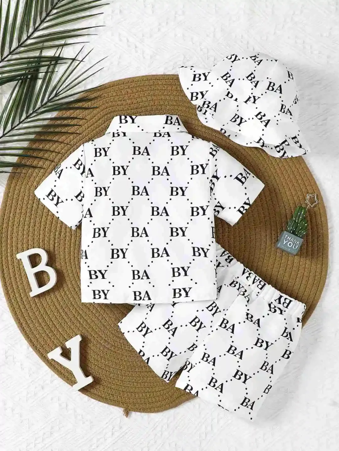 Ensemble vêtements d'été pour bébé garçon 2-6 mois