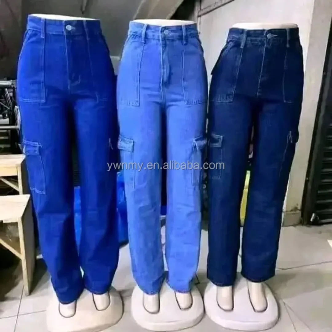 Jean grande taille pour femmes - Coupe ample et décontractée