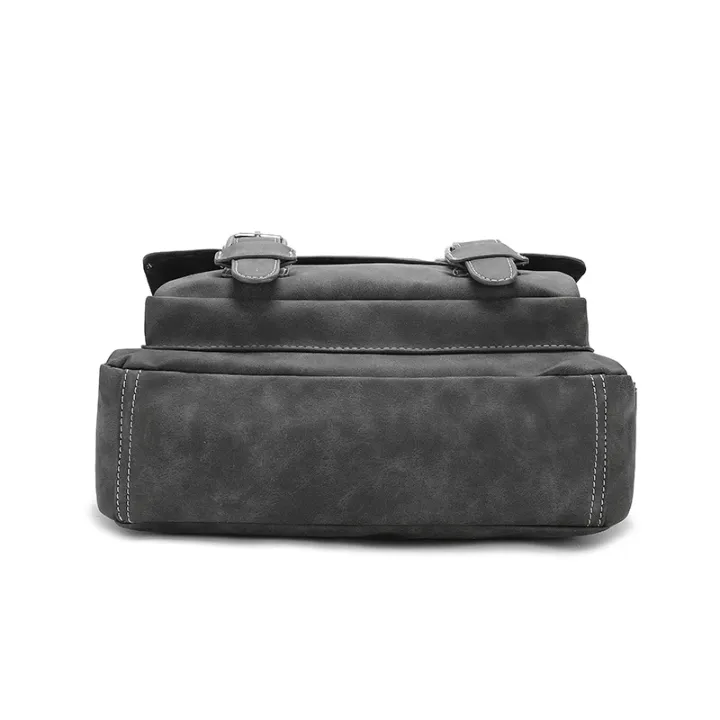 Nouveau sac à bandoulière rétro en PU pour hommes - Grande capacité