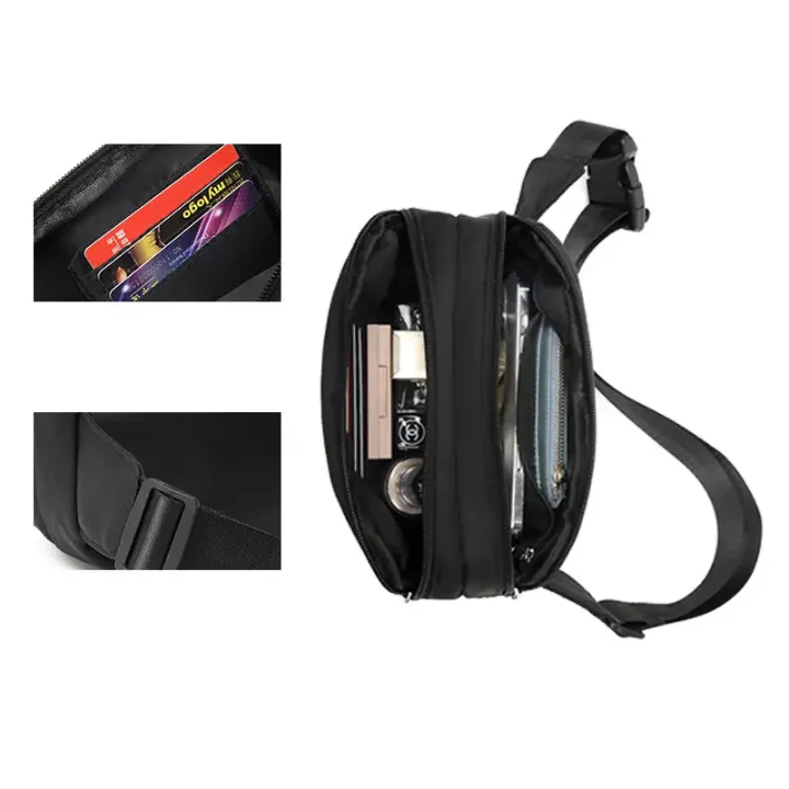 Sac à bandoulière de sport unisexe imperméable avec logo personnalisé