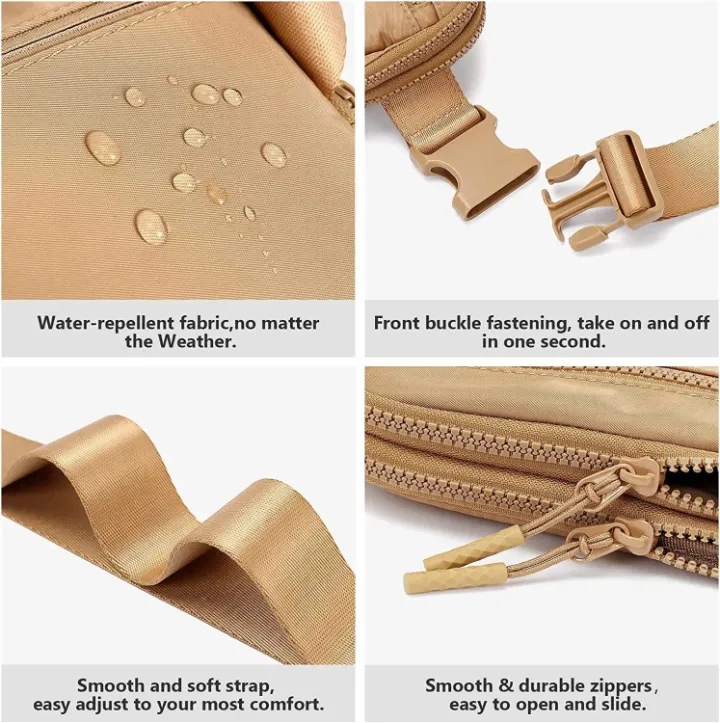 Sac à bandoulière de sport unisexe imperméable avec logo personnalisé