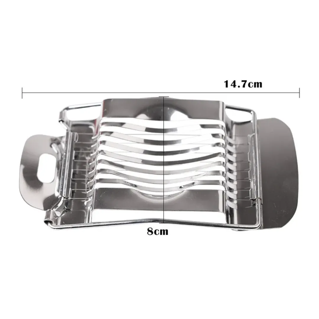 Trancheuse à oeufs durs en acier inoxydable, trancheuse à tomates champignons